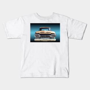 US American classic car F100 Pickup 1960 Kids T-Shirt